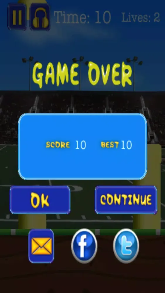 Capturas de tela do Football Dodge Goal Smash Mega Flyer