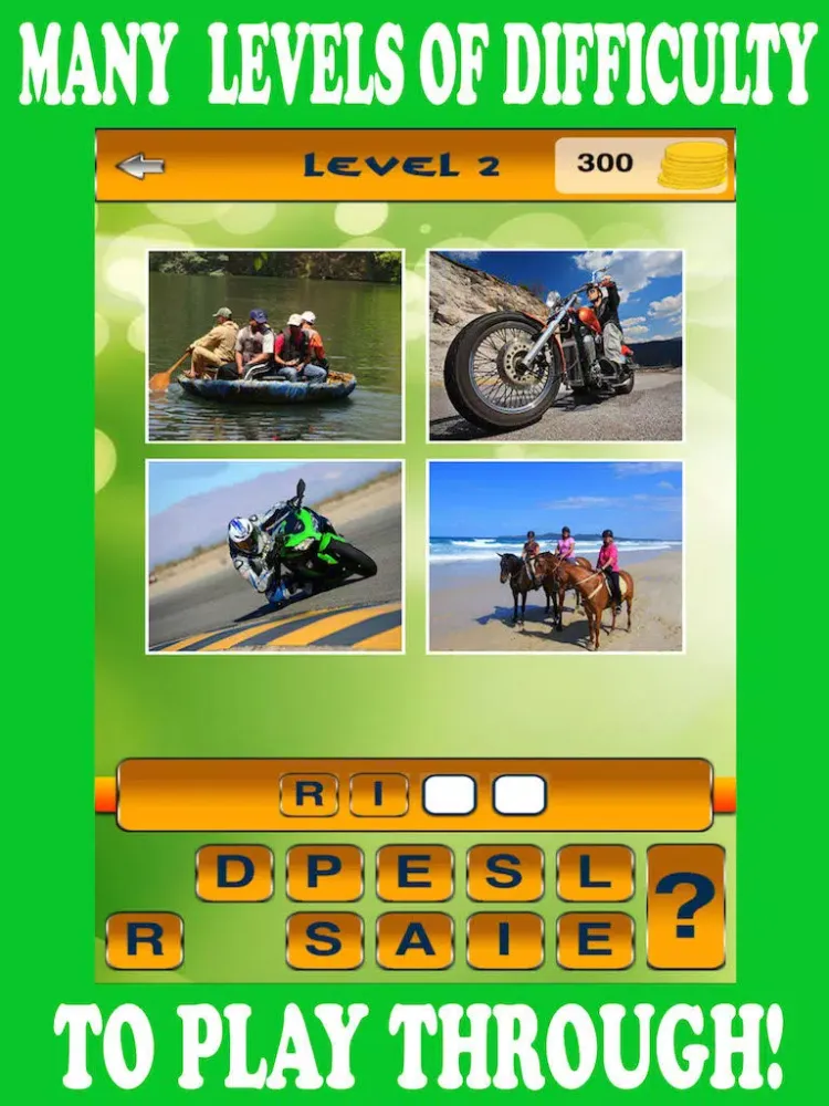 ภาพหน้าจอของ New Guess The Word Photo Fun Pick & Play Game Free HD iPad 