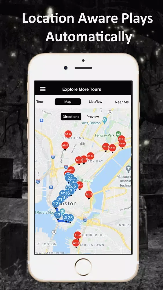 Скриншоты Boston Ghosts Audio Tour Guide