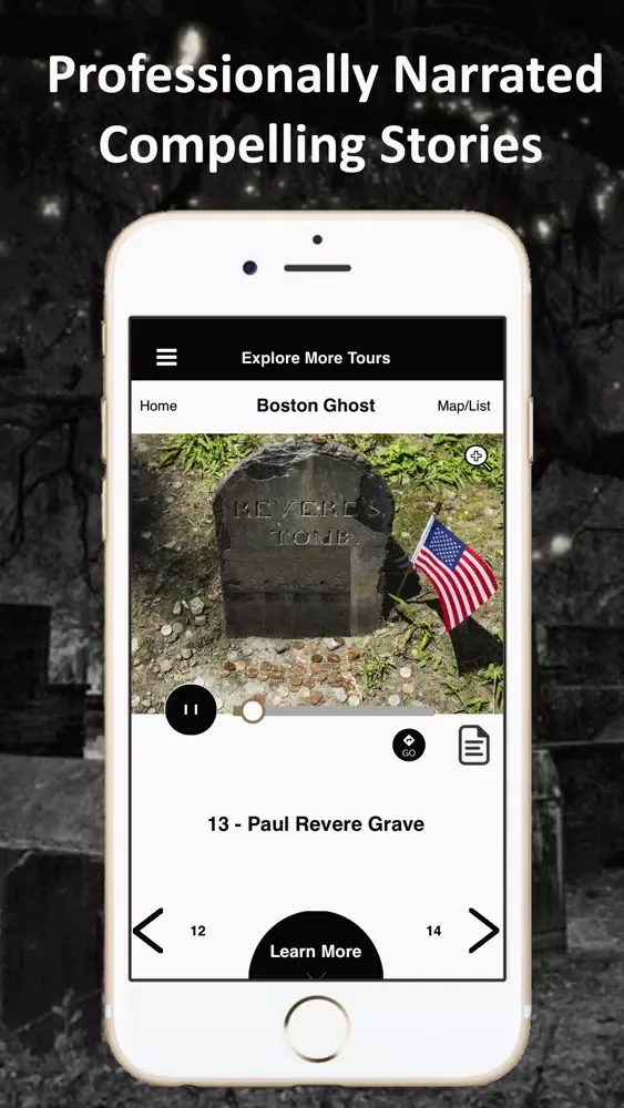 Скриншоты Boston Ghosts Audio Tour Guide