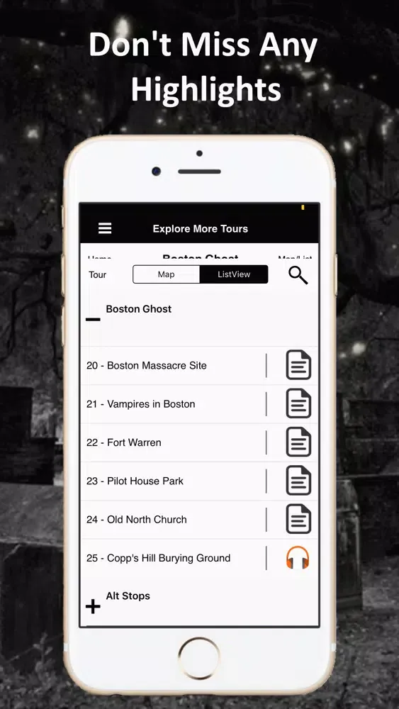 Скриншоты Boston Ghosts Audio Tour Guide