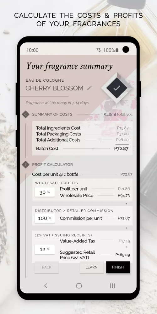 Fragrance Calculator by BC Fra应用截图