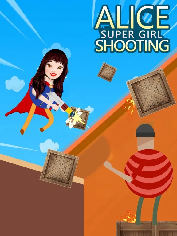 Alice Super Girl Shooting iPad  Screenshots