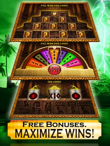 Скриншоты Slots Pharaoh's Gold - All New, VIP Vegas Casino Slot Machine Games iPad 