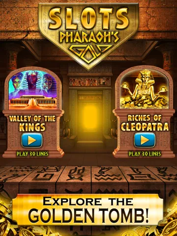 Скриншоты Slots Pharaoh's Gold - All New, VIP Vegas Casino Slot Machine Games iPad 