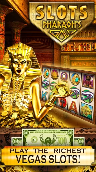 Скриншоты Slots Pharaoh's Gold - All New, VIP Vegas Casino Slot Machine Games