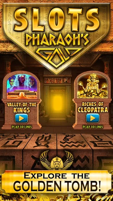 Скриншоты Slots Pharaoh's Gold - All New, VIP Vegas Casino Slot Machine Games