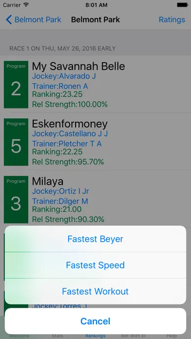 HorseRacePicks应用截图