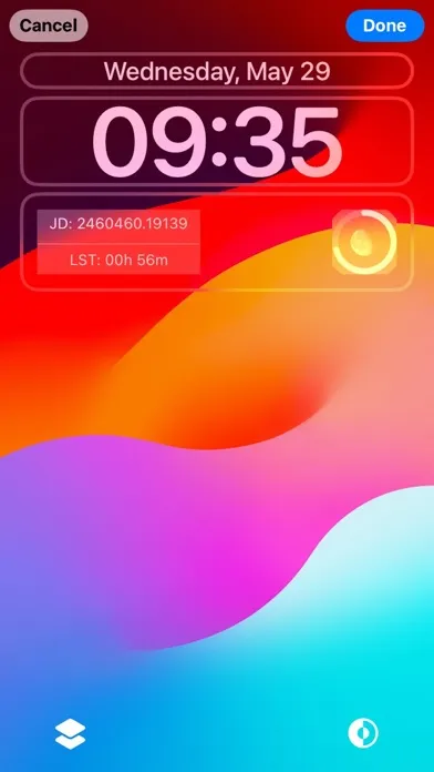 Desktop Astro Clock سکرین شاٹس
