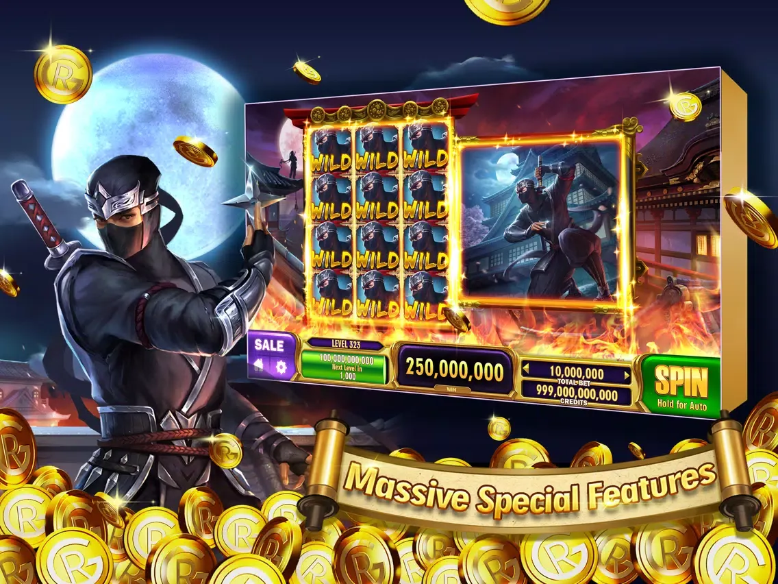 تصاویر Raining Gold Slots iPad 