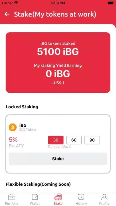 Captures d'écran de iBG Welcome Wallet
