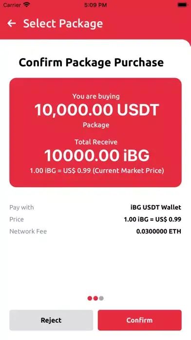 Captures d'écran de iBG Welcome Wallet
