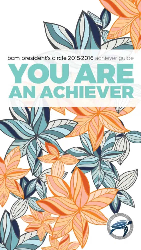 Ảnh chụp màn hình của President's Circle 2016