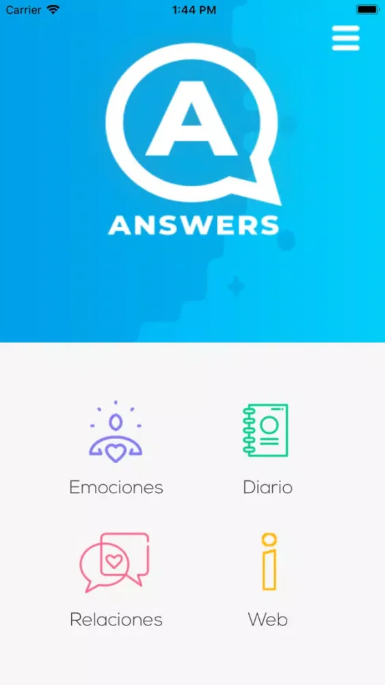 Screenshot di Answers