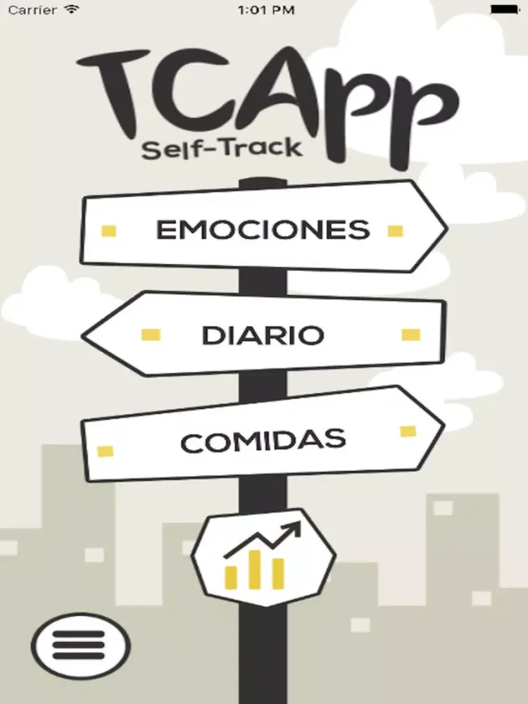 Capturas de tela do TCApp SELF TRACK iPad 