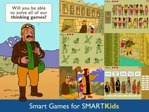 Capturas de tela do Smart Kids : The 8 Adventures of Naomi and the Pilot iPad 
