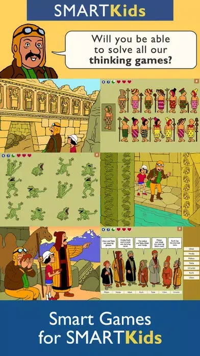 Capturas de tela do Smart Kids : The 8 Adventures of Naomi and the Pilot