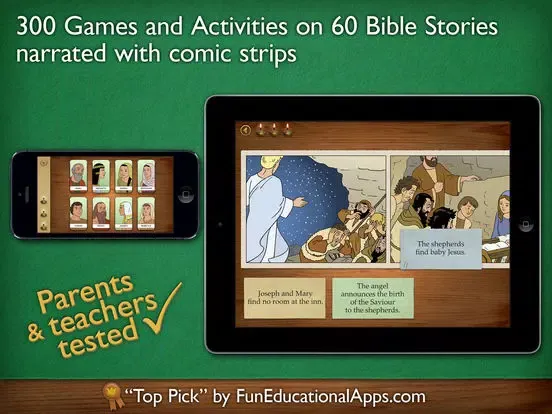 Zrzuty ekranu Children's Bible Games for Kids, Family and School iPad 