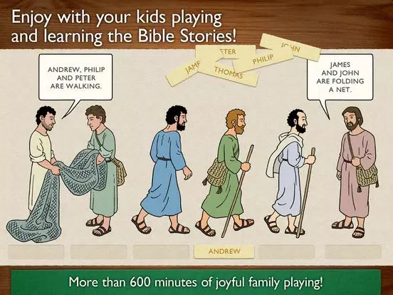 Zrzuty ekranu Children's Bible Games for Kids, Family and School iPad 