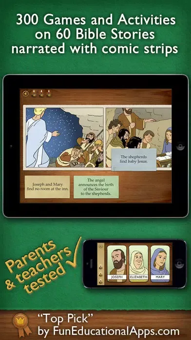 Zrzuty ekranu Children's Bible Games for Kids, Family and School
