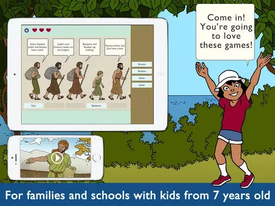 ภาพหน้าจอของ Bible Board Games for Kids iPad 