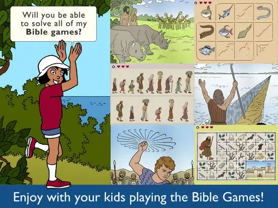 ภาพหน้าจอของ Bible Board Games for Kids iPad 