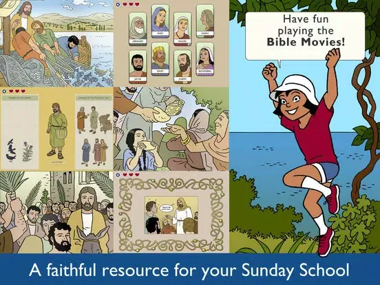 ภาพหน้าจอของ Bible Board Games for Kids iPad 