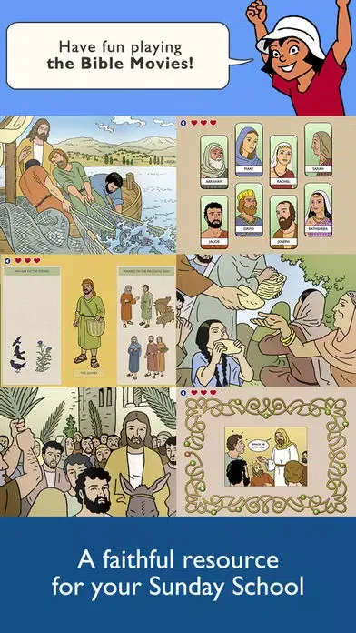 ภาพหน้าจอของ Bible Board Games for Kids