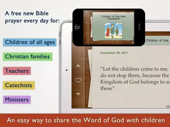 Children's Bible Daily Prayers for Family & School iPad Screenshots