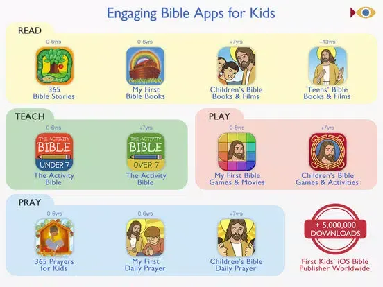 Children's Bible Daily Prayers for Family & School iPad Screenshots