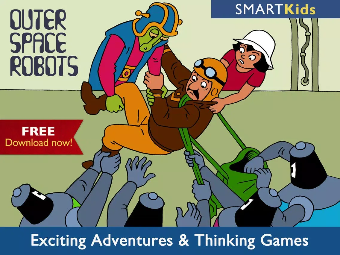 Tangkapan skrin Smart Kids : Outer Space Robots - Intelligent thinking activities to improve brain skills for your family and school iPad 