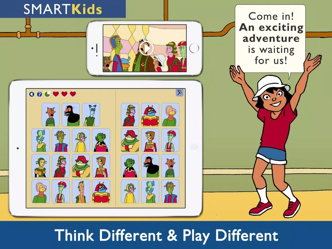 Tangkapan skrin Smart Kids : Outer Space Robots - Intelligent thinking activities to improve brain skills for your family and school iPad 