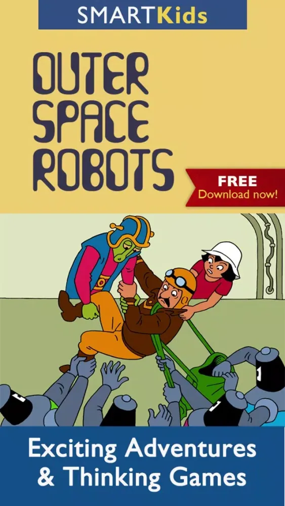 Tangkapan skrin Smart Kids : Outer Space Robots - Intelligent thinking activities to improve brain skills for your family and school