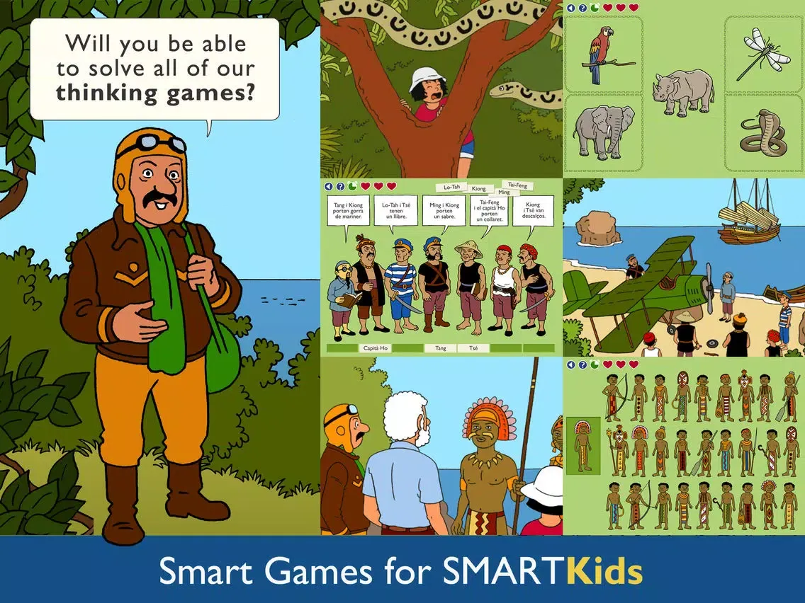 صور Smart Kids : Papuan Trap - Intelligent thinking activities to improve brain skills for your family and school iPad 