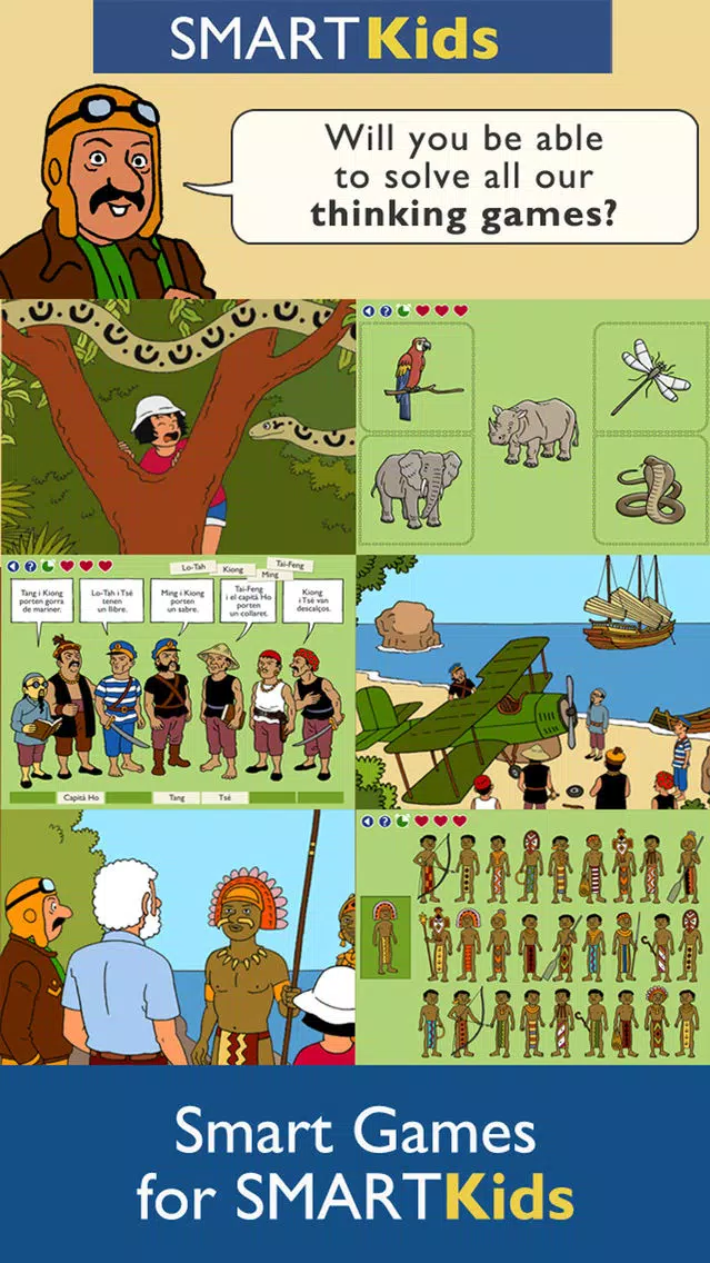 Screenshot di Smart Kids : Papuan Trap - Intelligent thinking activities to improve brain skills for your family and school