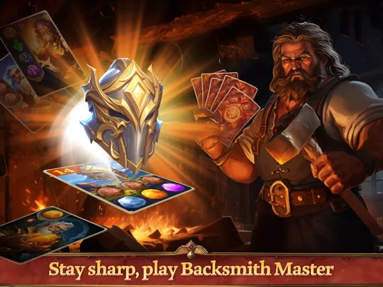 Ảnh chụp màn hình của Blacksmith Master Board Craft iPad 