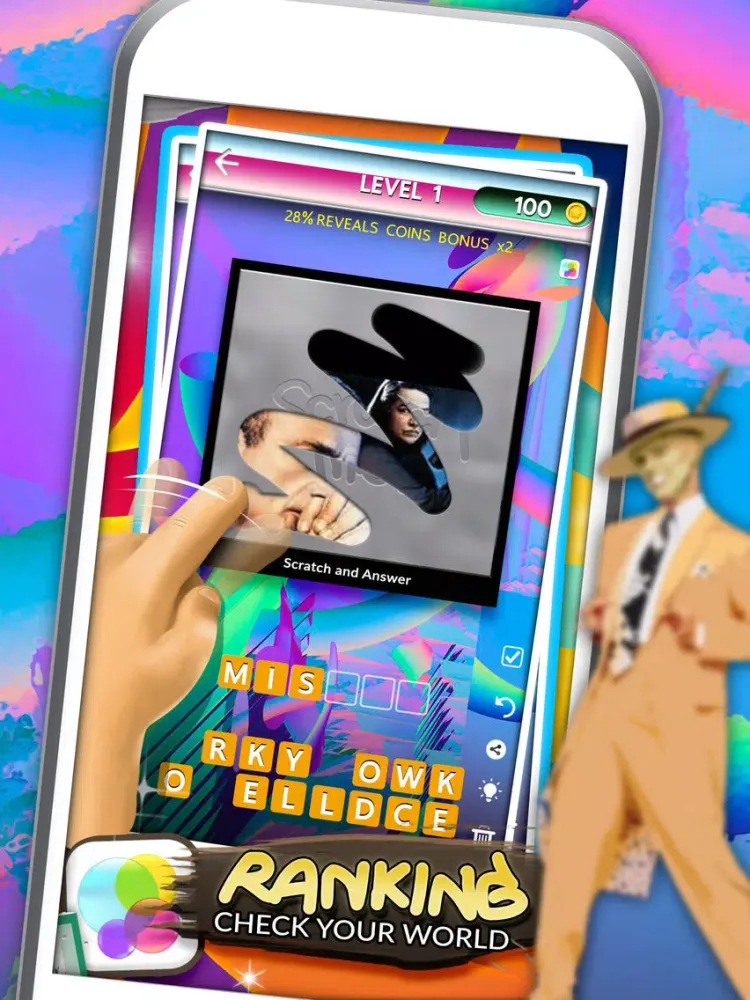 Скриншоты 90s Photo Scratch Trivia Games iPad 