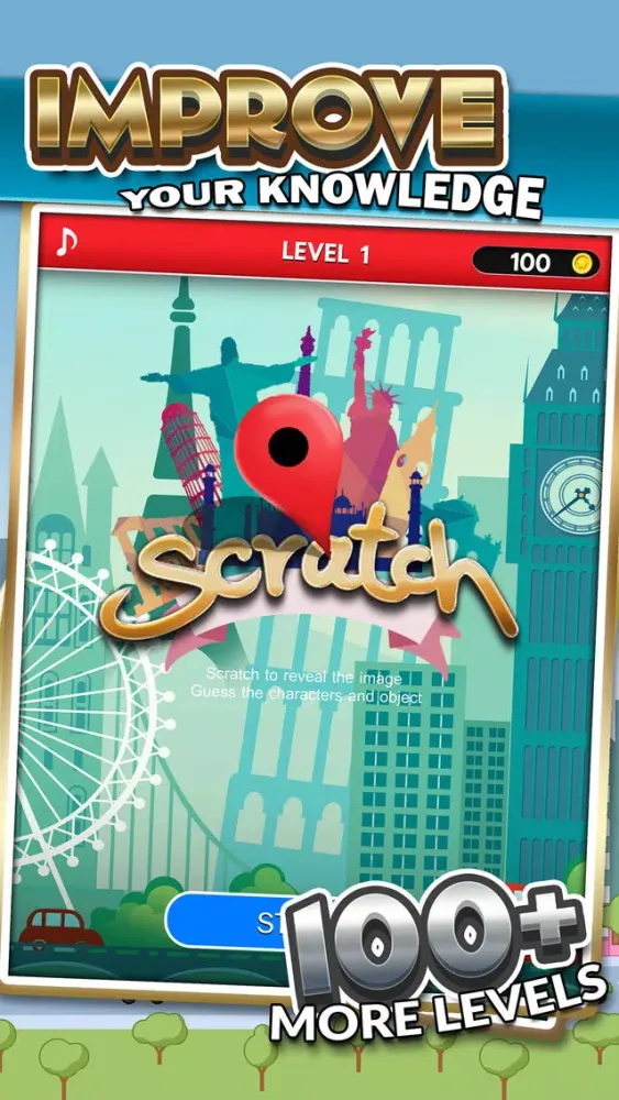 Capturas de pantalla de Landmark Photo Scratch Games
