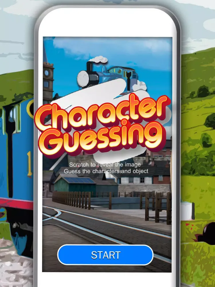 Characters Guessing Games "for Thomas and Friends" iPad  스크린샷