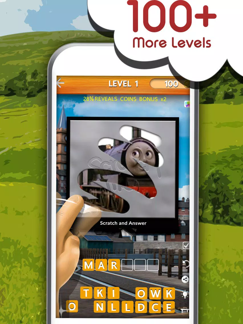 Characters Guessing Games "for Thomas and Friends" iPad 应用截图