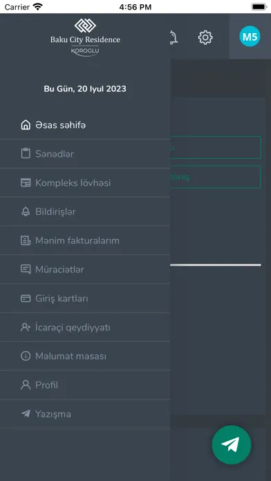 Screenshot di BCR Portal