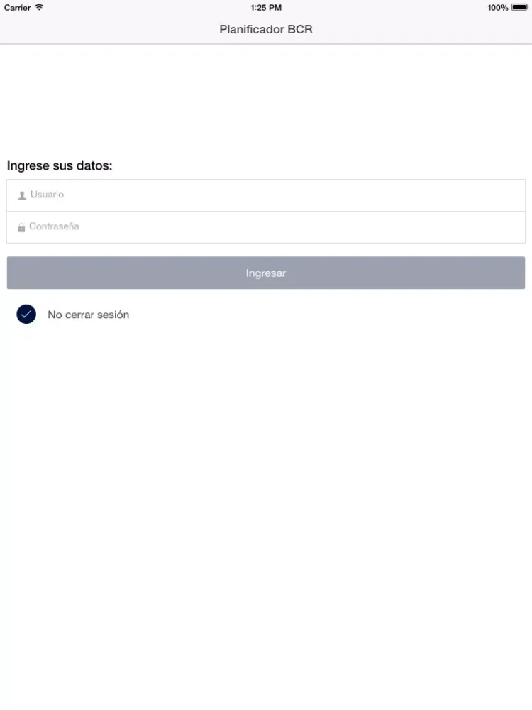 Planificador BCR iPad  স্ক্রিনশট