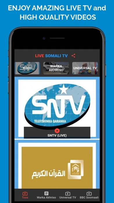 Screenshot di Live Somali TV