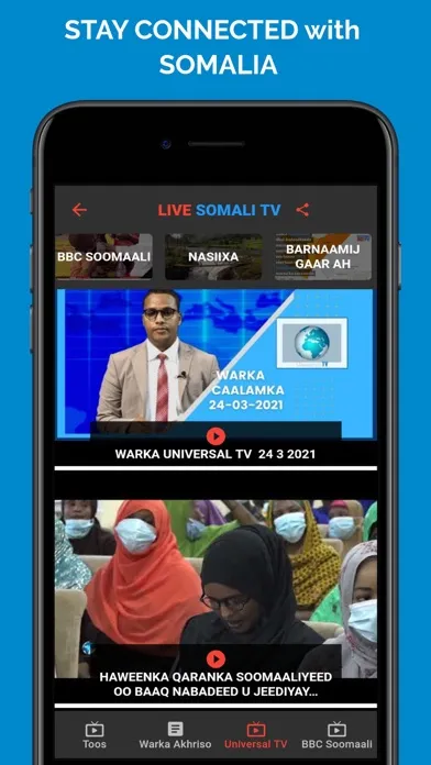 Screenshot di Live Somali TV