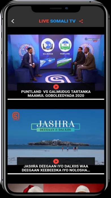 Screenshot di Live Somali TV
