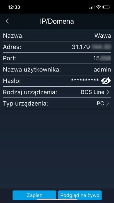 Screenshot di BCS Manager