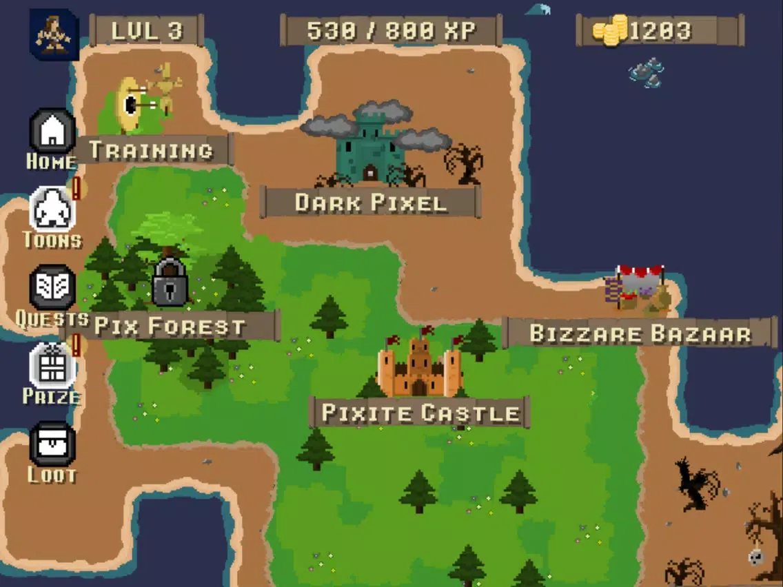 Pixelite Realms iPad 应用截图