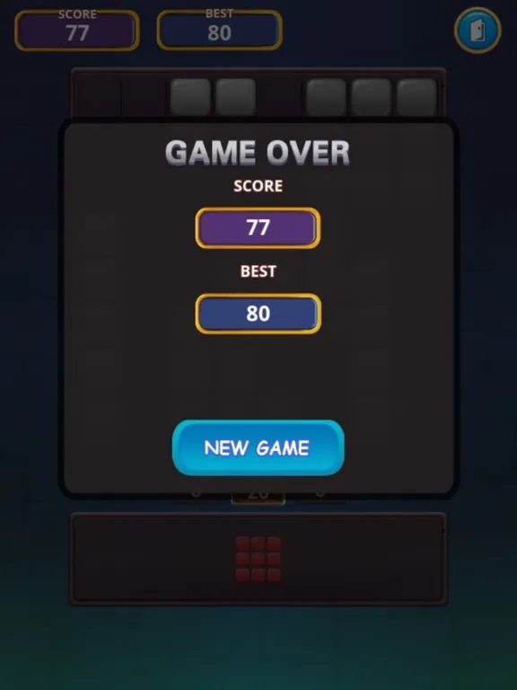 Tangkapan layar Block Puzzel Extreme iPad 