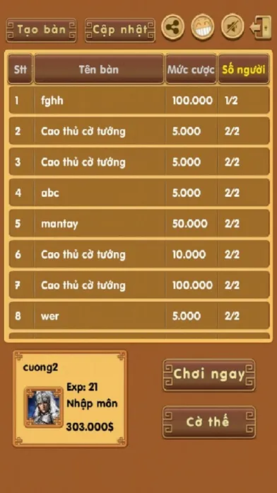 Capturas de pantalla de Co tuong Online -Cờ tướng 2018