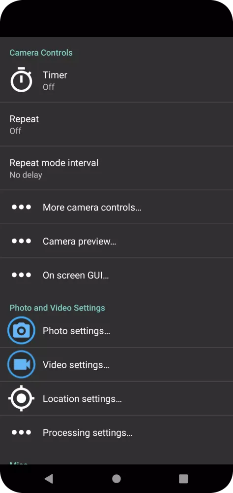 Day-Night Camera Screenshots